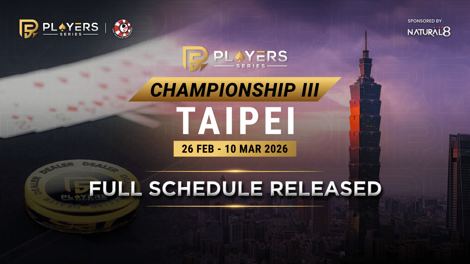 PS Championship III Taipei 2026: Full Schedule Revealed