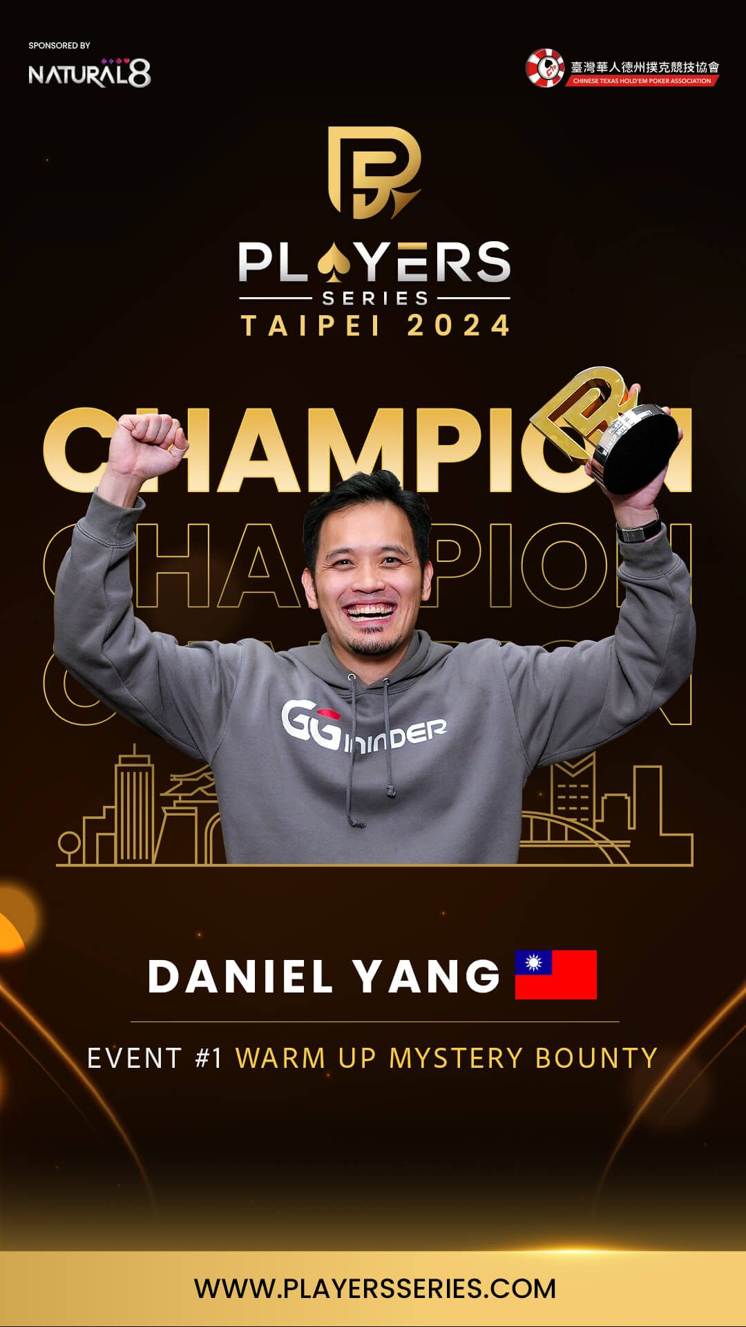 Daniel Yang Shiang-An, champion