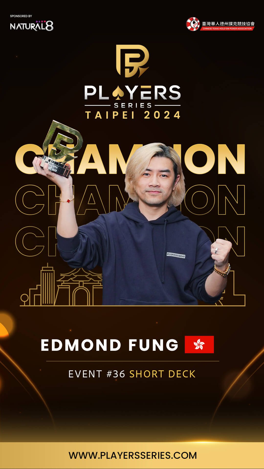 Edmond Fung, champion