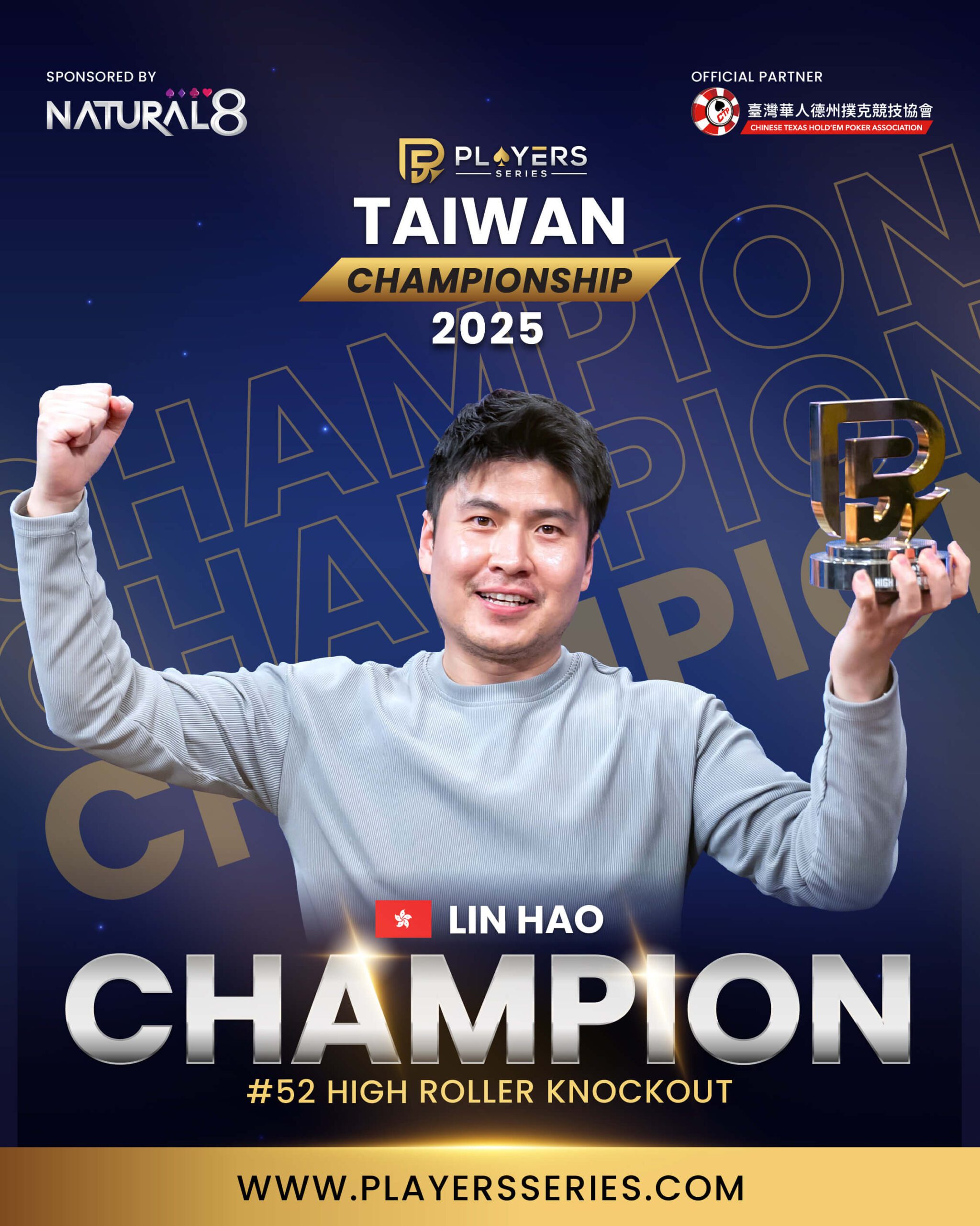 Michael Lin Hao, champion
