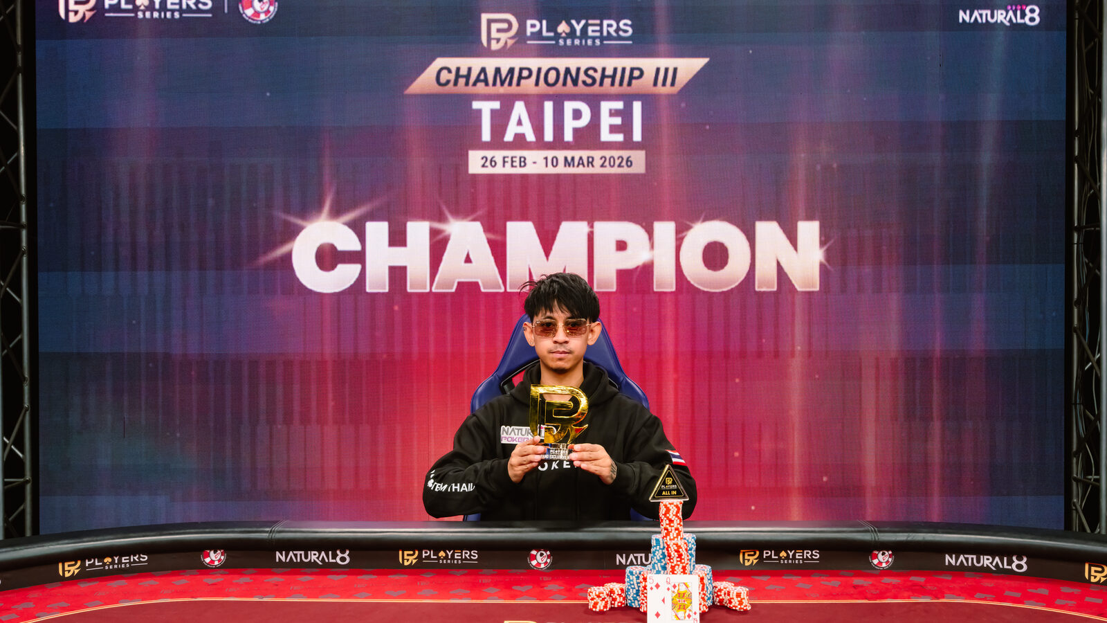 Thanapong Kaewthong, champion